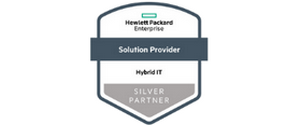 Hewlett Packard Silver Paertner Solutions Provider logo | boxxe Partner